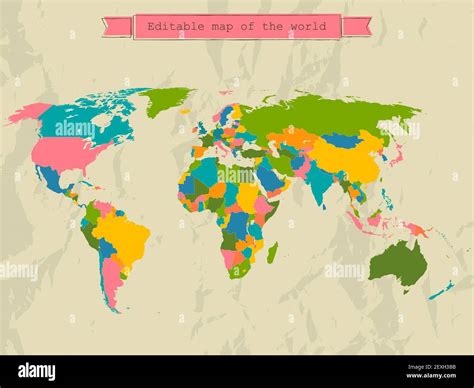 mappa del mondo modificabile